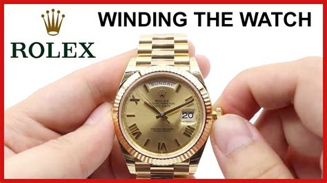 how to wind a rolex datejust watch|rolex watch winder instructions.